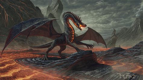 ArtStation - Magma Dragon