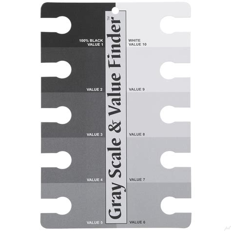 Color Wheel Pocket Guide with Gray Scale Value Finder - for both the ...