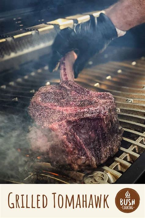 Grilled Tomahawk Ribeye Steak | Bush Cooking