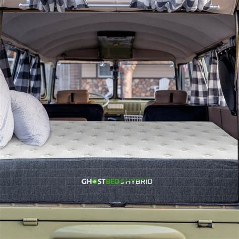 GhostBed 10" RV Mattress – Low Profile Innerspring & Gel Memory Foam Hybrid Mattress - Short ...