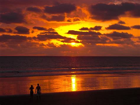 HD wallpaper: beaches, costa, nature, rica, skyscapes, sunset ...