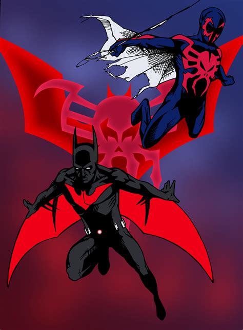 Batman Beyond and Spider-Man 2099 by edCOM02 on DeviantArt