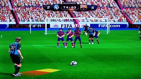 Fifa 10 Wii gameplay with Zach - YouTube