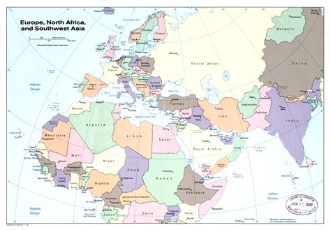 Map Of Asia Europe And Africa - United States Map