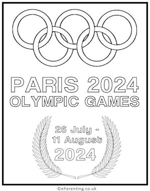 Paris 2024 Olympics Colouring Picture | 2020 olympics, Tokyo 2020 ...