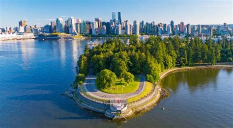 Stanley Park Lighthouse (by On the Mark Drone Services) | Vancouver's ...