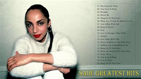 Sade Greatest Hits Full Album The Best Of Sade - YouTube