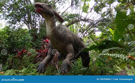 Parasaurolophus Dinosaurs Herbivores. Stock Image | CartoonDealer.com #102282793