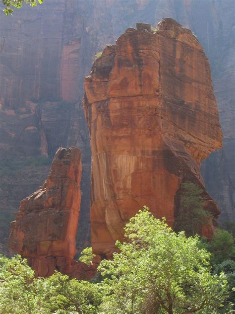 The Altar and the Pulpit, Zion Canyon, Zion National Park,… | Flickr