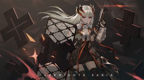 Download Saria (Arknights) Video Game Arknights 4k Ultra HD Wallpaper by 宅