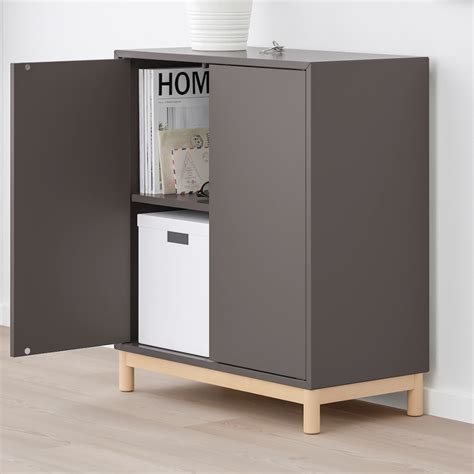 EKET Storage combination with legs - dark gray - IKEA | Ikea, Eket, Storage cabinets