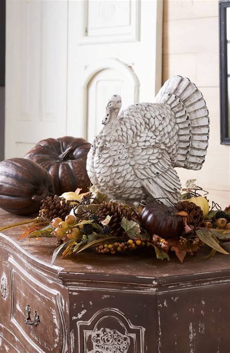 K & K Interiors Turkey Centerpiece | Nordstrom | Holiday decor thanksgiving, Vintage ...