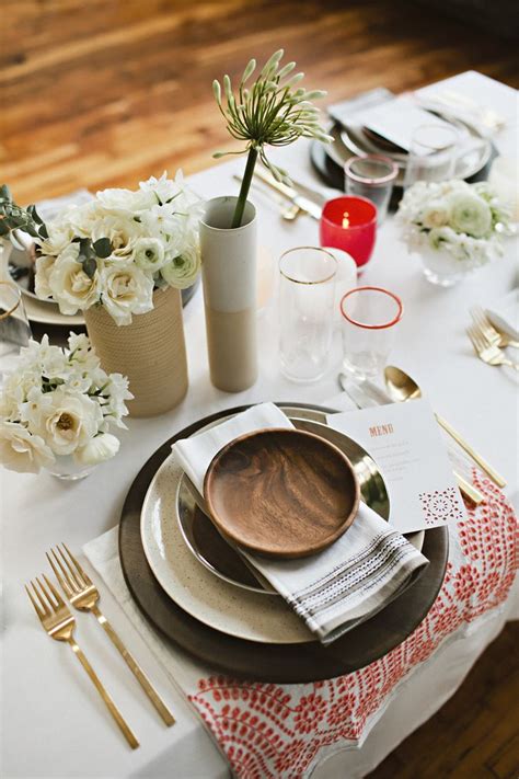 @Cassandra LaValle | coco+kelley's Modern Mexicana table setting, featuring our Fog Cadiz napk ...