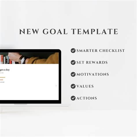 Notion Goal Planner Template Goal Tracker Notion Dashboard Life Planner Goal Setting Planner ...