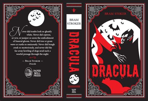 Dracula | Book cover design inspiration, Mini books, Book cover design