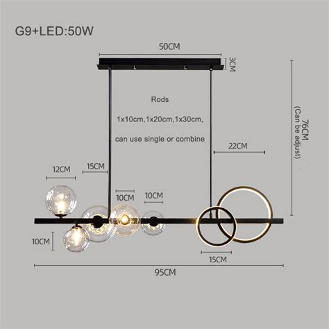 Kitchen Pendant Light Modern Chandelier Lighting Glass Lamp LED Ceiling Lights | eBay