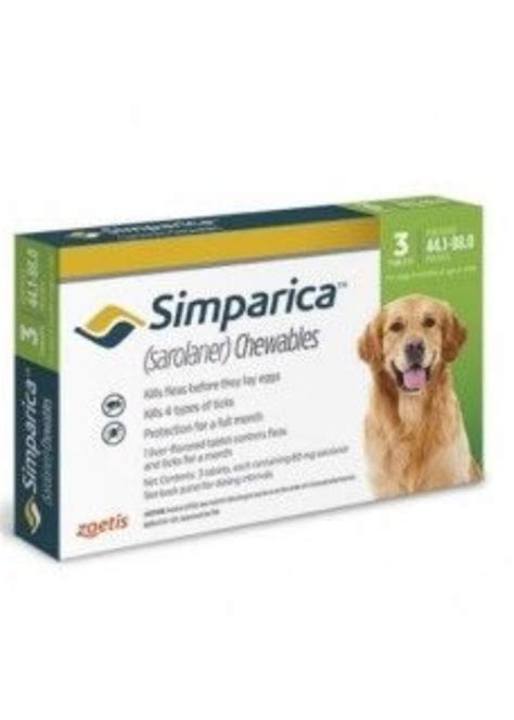 Simparica 10mg Chewable Tablets For Dogs Kg (6-11 Lbs ...