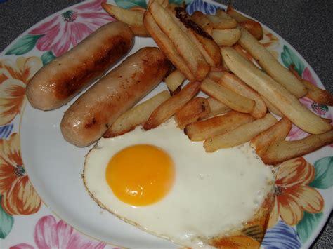 Sausage, Egg & Chips | Chris Bloom | Flickr