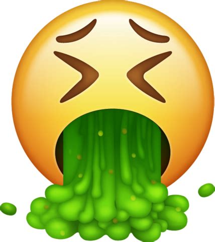 Puke Emoji | Emoji, Emoji meme, Emoji images