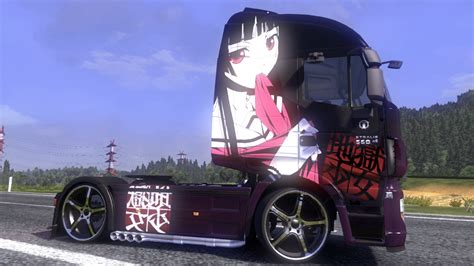 Skin Anime Jigoku Shoujo for IVECO Euro Truck Simulator 2 | kuro no tenshi