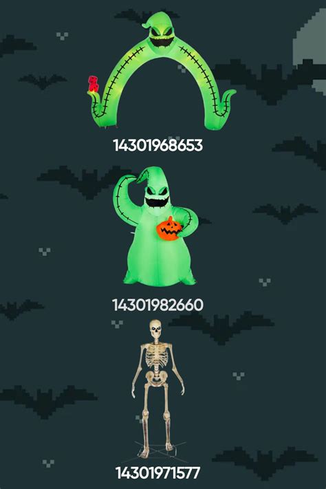 Bloxburg Roblox Halloween Decals | Halloween decals, Fall decal ...