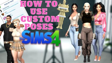 THE SIMS 4 | ANDREW POSE PLAYER | HOW TO USE CUSTOM POSES - YouTube