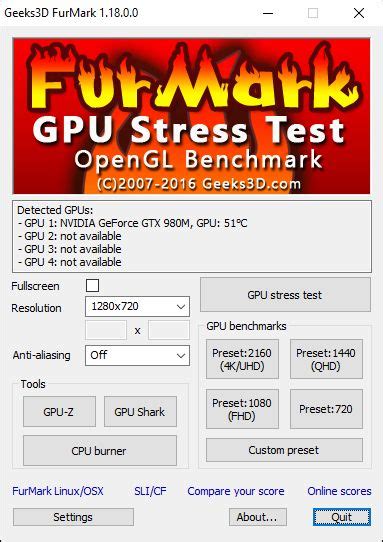 FurMark 1.18.0 Released | Geeks3D