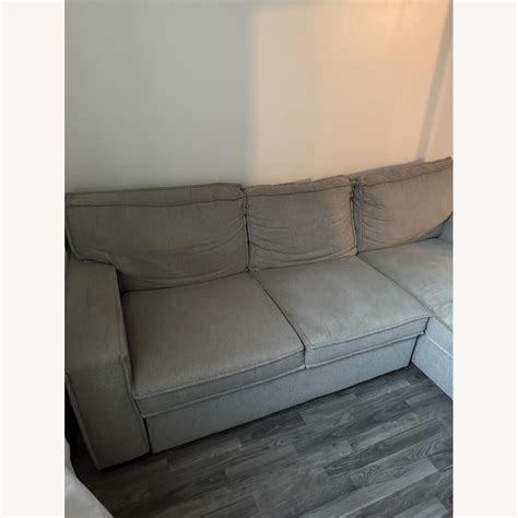 Playscape Light Gray Left Arm Facing Sectional - AptDeco