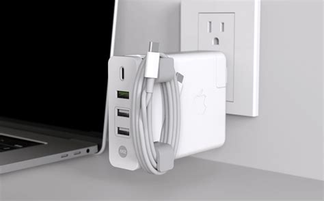 This MacBook Pro Charger Expansion Gives You 4-in-1 Ports