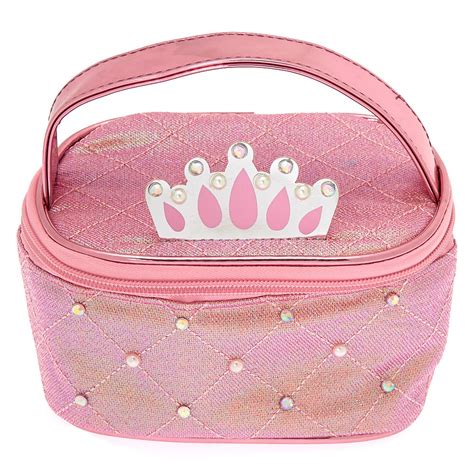 Pretty Princess Makeup Bag - Pink | Claire's US