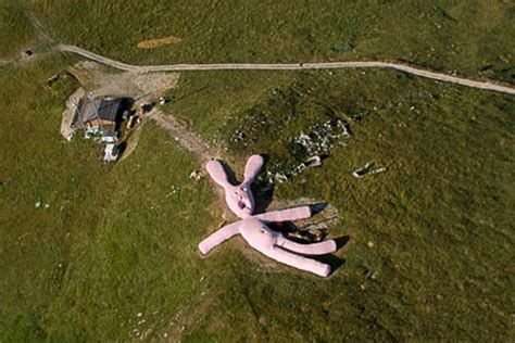 200ft Pink Rabbit Placed 5000ft Up The Alps • Lazer Horse