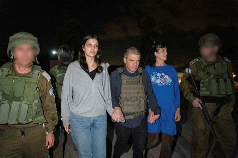 Released by Hamas, American mother, daughter reunited with family in Israel