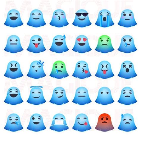 ghost emojis, ghost clipart, ghost stickers, emoji stickers, stickers ...