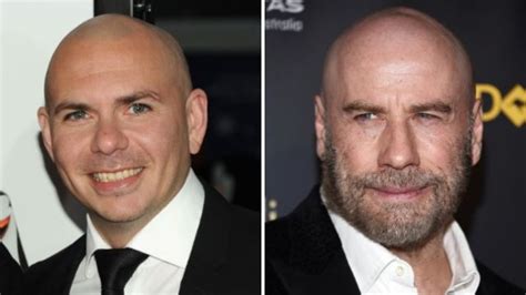 John Travolta got inspiration to go bald from his friend Pitbull ...