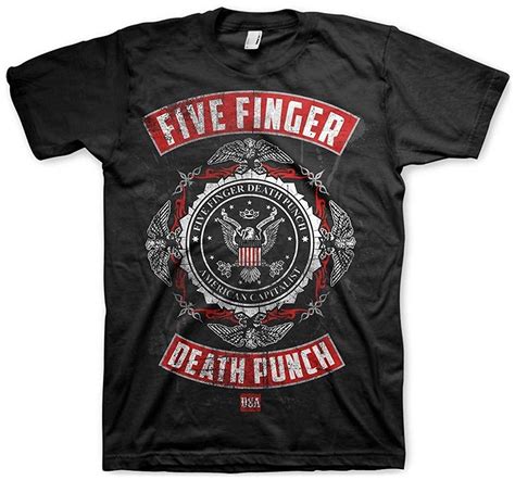 S Five Finger Death Punch Roughed Up Fashion T Shirt 2232 | Kitilan