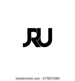 Jru Letter Original Monogram Logo Design Stock Vector (Royalty Free) 1778575385 | Shutterstock