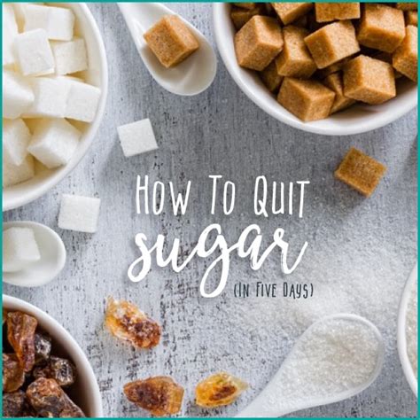 How To Quit Sugar In Five Days - Get Healthy U