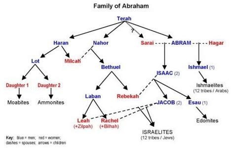 Abraham family tree | Bible family tree, Learn hebrew, Family tree chart