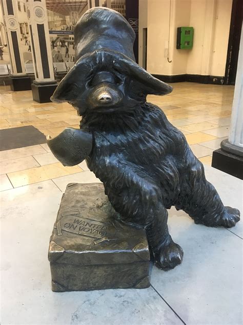 Statue of Paddington bear, Paddington Station, London Passport Stamps ...