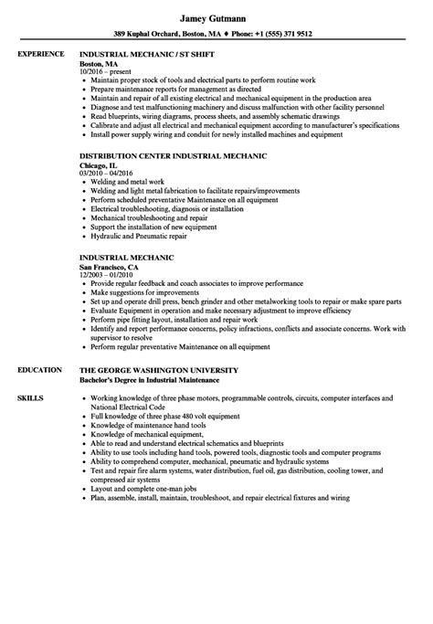 Industrial Maintenance Resume Samples - ModestoGrenier Blog