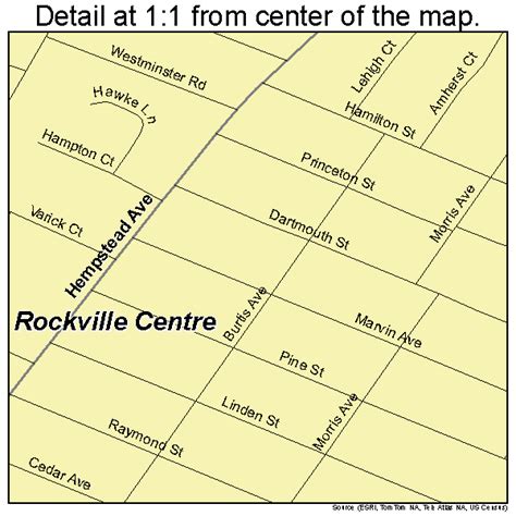 Rockville Centre New York Street Map 3663264