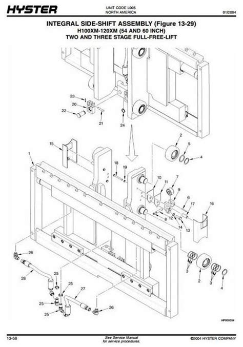 Hyster Forklift Parts Diagram