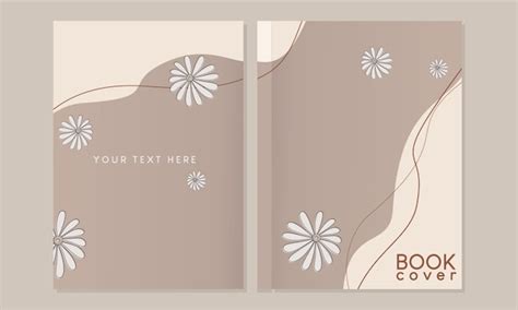 Premium Vector | Notebook Cover page set. Templates with aesthetic boho. Perfect for diary ...