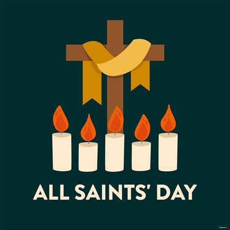 All Saints' Day Clipart Vector in PSD, Illustrator, SVG, JPG, EPS, PNG - Download | Template.net