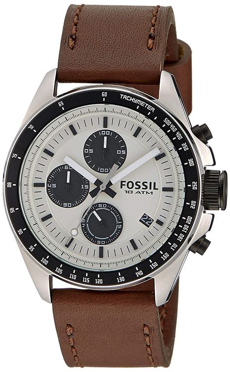 Fossil Chronograph Silver Dial Men's Watch - CH2882 Online at Best ...