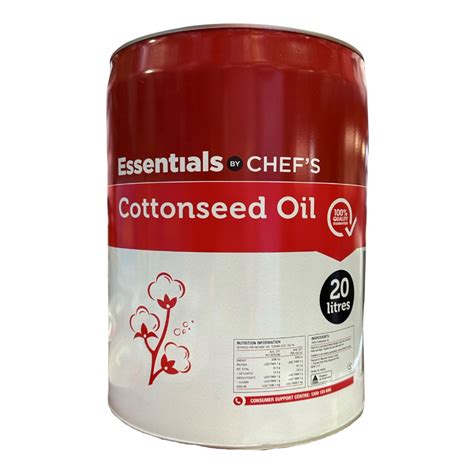 Biviano Direct Cottonseed Oil 100% Australian Premium grade 20 L Drum