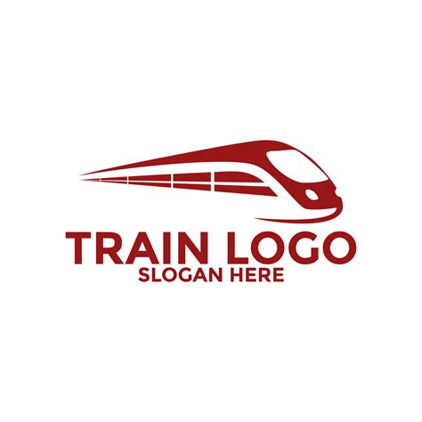 train logo vector isolated in white background 5068163 Vector Art at ...