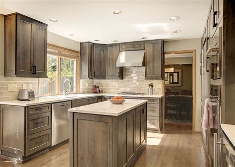 Thoughtful, handsome kitchen remodel, newly reconfigured with chef-friendly working spaces. A ...