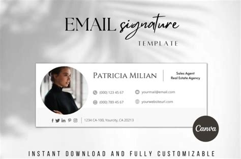 15+ FREE Editable Email Signature Template PSD - Graphic Cloud