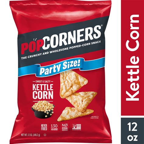 Popcorners Kettle Corn Popped Corn Snack, 12 oz - Walmart.com